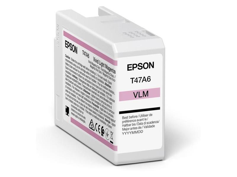 Ink Cartucce Originali Epson Inchiostri per SC-P900 Cartuccia inchiostro Ultrachrome Pro 10 per SC-P900 - T47A6 50 ml. Vivid Light Magenta