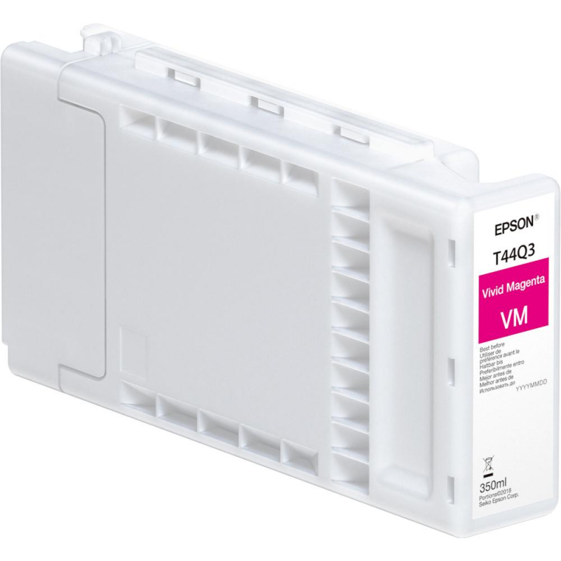Ink Cartucce Originali Epson Pigmento base acqua SC P7500 P9507 Tanica UltraChrome® PRO 12 T44Q340 Vivid MAGENTA (350 ml.)