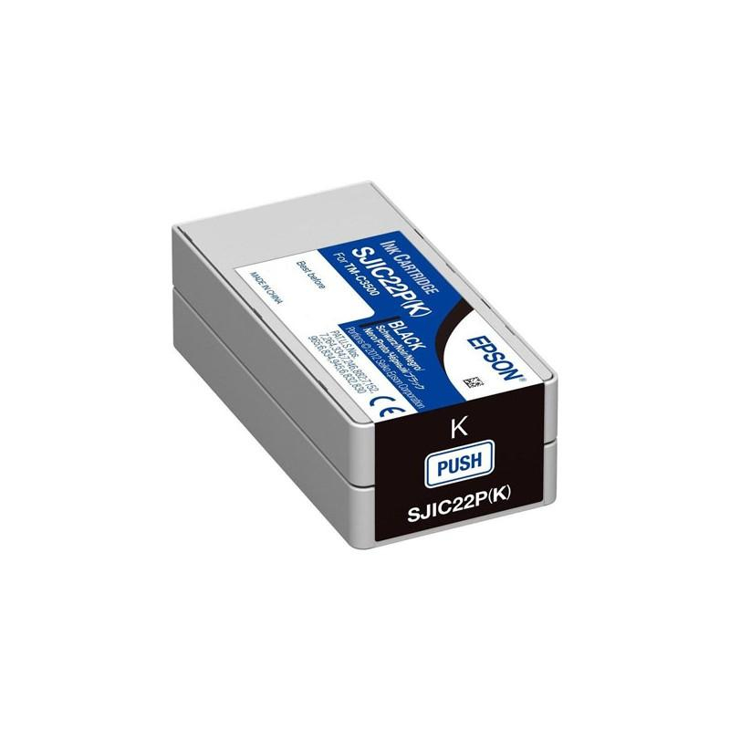 Ink Cartucce Originali Epson Inchiostri SJIC22P(K): Ink cartridge for ColorWorks C3500 (Black)