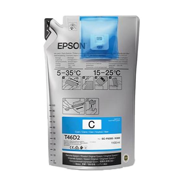 Ink Cartucce Originali Epson Inchiostri Tanica UltraChrome DS Cyan T46D240  1.1Lx6