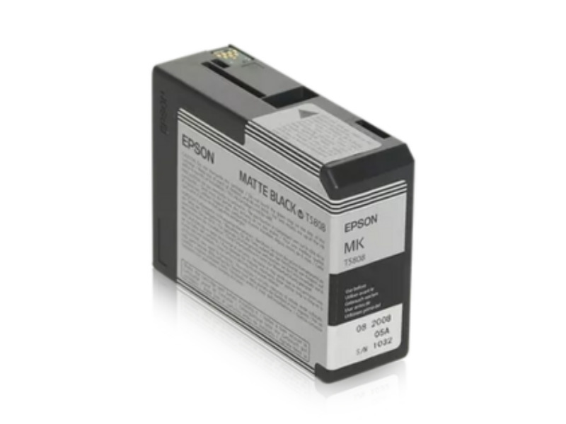 Ink Cartucce Originali Epson Inchiostri Singlepack Matte Black T85080N UltraChrome HD ink 80ml