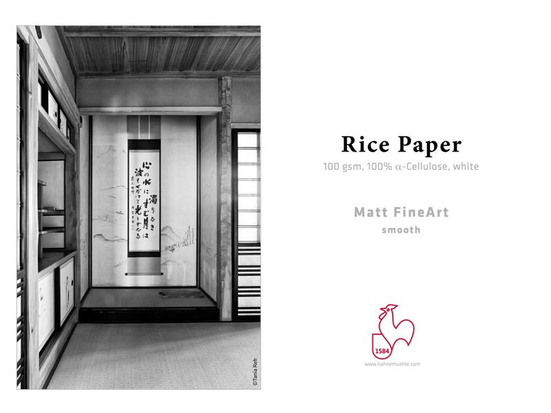 Carta Hahnemühle Carta Fine Art Fine Art Rice Paper 100 g. A4