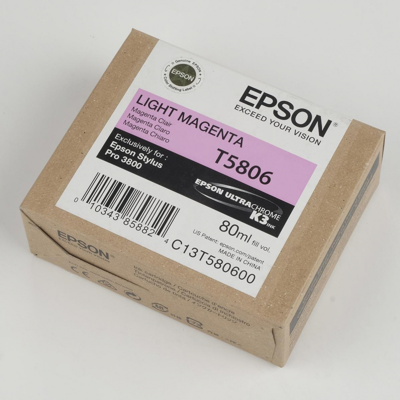 Ink Cartucce Originali Epson Pigmento base acqua SP 3800-3880 Tanica UltraChrome® K3   Magenta Chiaro Stylus Pro 3800