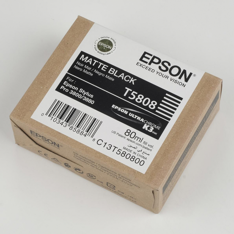 Ink Cartucce Originali Epson Pigmento base acqua SP 3800-3880 Tanica UltraChrome® K3 Nero Matt Stylus Pro 3800, 3880