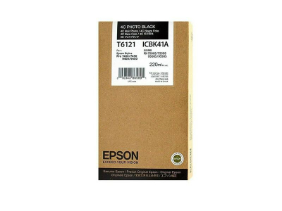 Ink Cartucce Originali Epson Pigmento base acqua SP 7400 9400 7450 9450 7800 7880 9800 9880 Tanica UltraChrome® K3 Nero FOTO (220 ml.)