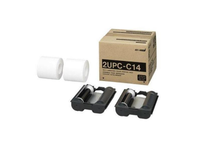 DNP Dnp Sublimazione termica Fotolusio 2UPC-C14 Carta + Ribbon per 400 Stampe 10x15