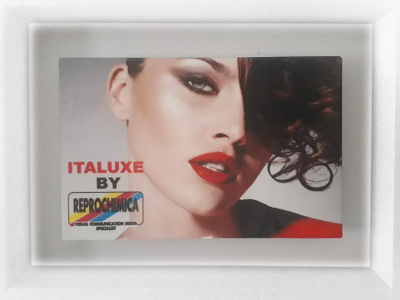 Cornici in legno verniciato Italuxe Cornici Cornice Legno Bianca 21x26 per lastra 15x20