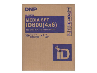 DNP Dnp Sublimazione termica Carta + Ribbon per 350 Fototessere o Stampe 10x15