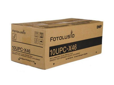 DNP Dnp Sublimazione termica Fotolusio 10UPC-X46 Carta + Ribbon per 250 Stampe Fototessere