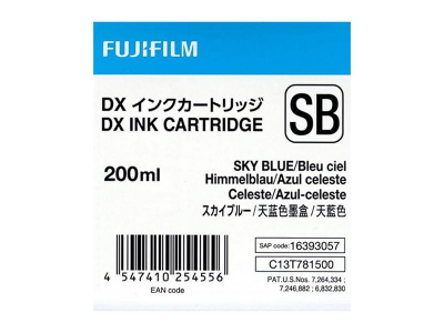 Ink Cartucce Originali Fuji Inchiostri Tanica per Frontier S - DX100 - 200 ml. - Light Ciano