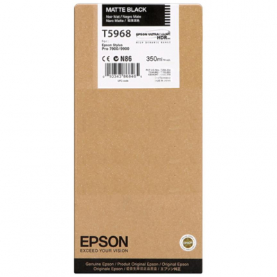 Ink Cartucce Originali Epson Pigmento base acqua SP WT7900 7900 9900 7700 9700 7890 9890 Tanica UltraChrome® HDR   Nero Matt Stylus Pro WT7900/7900/9900/7700/9700/7890/9890