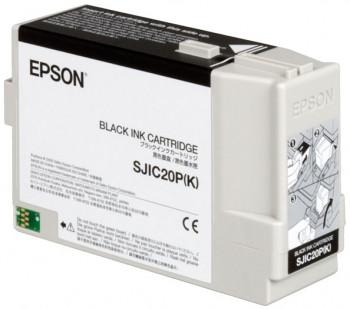 Ink Cartucce Originali Epson Inchiostri SJIC20P(K) - Ink cartridge for TM-C3400BK (Black)