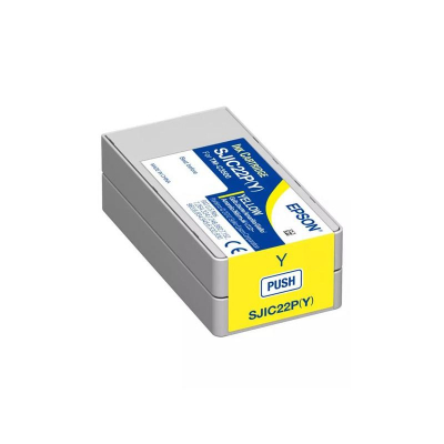 Ink Cartucce Originali Epson Inchiostri SJIC22P(Y): Ink cartridge for ColorWorks C3500 (Yellow)