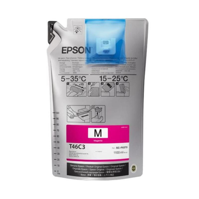 Ink Cartucce Originali Epson Inchiostri Tanica UltraChrome DS Magenta T46D340  1.1Lx6