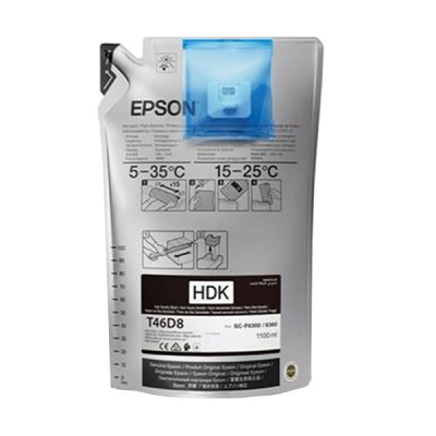 Ink Cartucce Originali Epson Inchiostri Tanica UltraChrome DS High Density Black T46D840  1.1Lx6