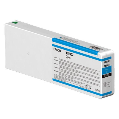 Ink Cartucce Originali Epson Inchiostri Tanica Cyan T55K200 UltraChrome HDX/HD 700ml