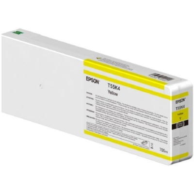 Ink Cartucce Originali Epson Inchiostri Tanica Yellow T55K400 UltraChrome HDX/HD 700ml