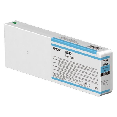 Ink Cartucce Originali Epson Inchiostri Tanica Light Cyan T55K500 UltraChrome HDX/HD 700ml