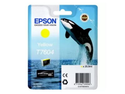 Ink Cartucce Originali Epson Inchiostri T7604 Yellow
