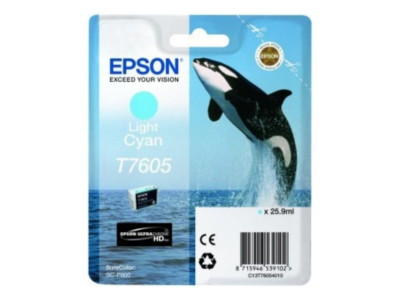 Ink Cartucce Originali Epson Inchiostri T7605 Light Cyan