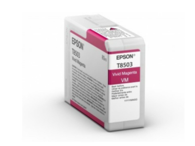 Ink Cartucce Originali Epson Inchiostri Singlepack Vivid Magenta T85030N UltraChrome HD ink 80ml