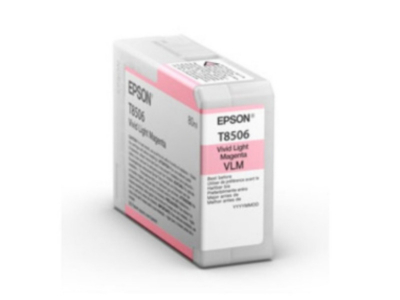 Ink Cartucce Originali Epson Inchiostri Singlepack Vivid Light Magenta T85060N UltraChrome HD ink 80ml