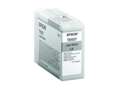 Ink Cartucce Originali Epson Inchiostri Singlepack Light Black T850700 UltraChrome HD ink 80ml