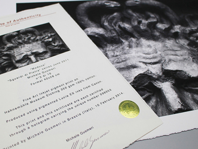 Carta Hahnemühle Carta Fine Art Certificato di Autenticità Fine Art  A4